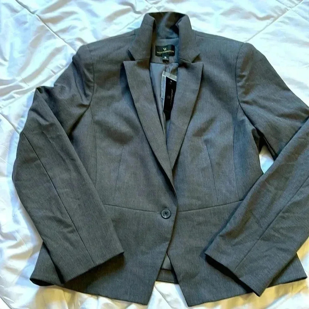 Worthington Blazer gray size 12 NWT
